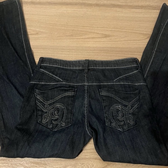 Paris Hilton Black Flare Jeans - Picture 1 of 4